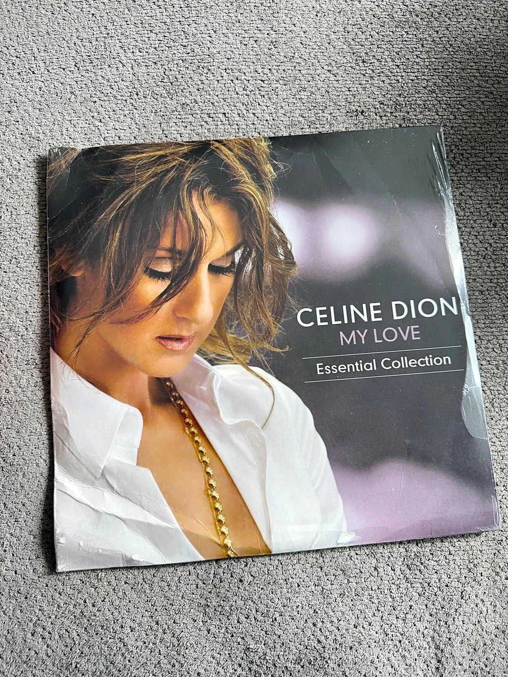 Celine Dion My Love: Essential Collection Vinyl Records Purple Black Size One